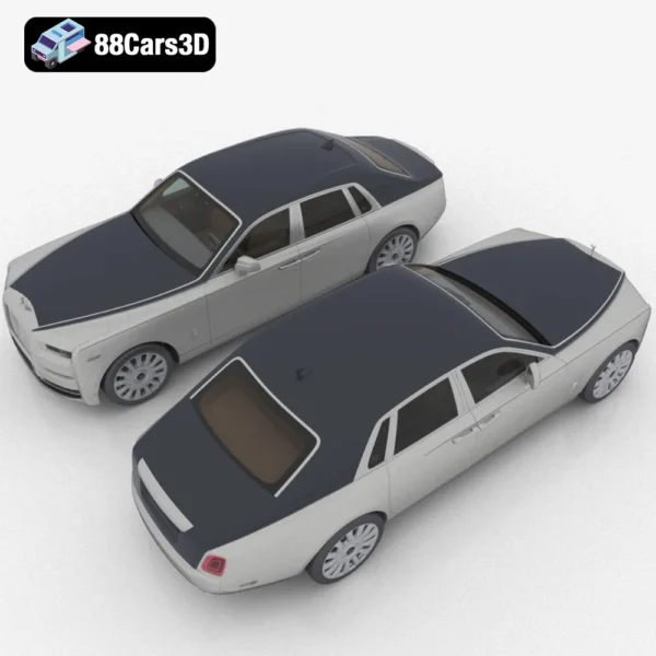 2018 Rolls-Royce Phantom 3D Model