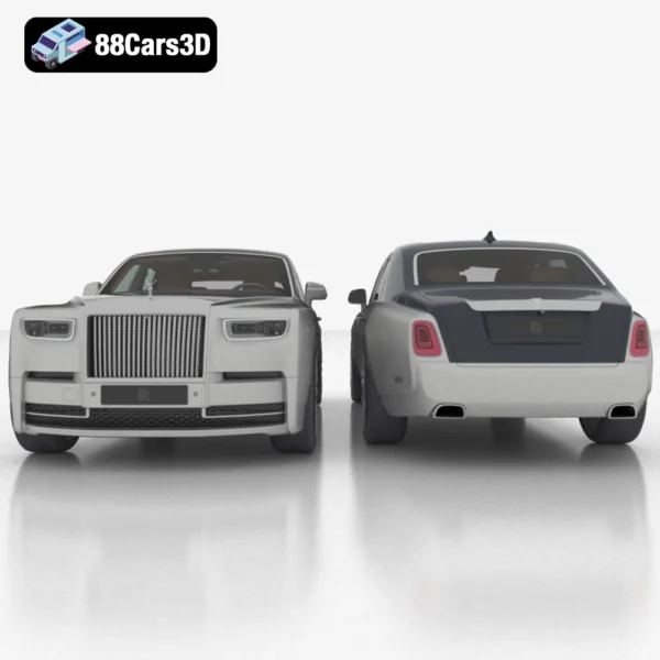 2018 Rolls-Royce Phantom 3D Model