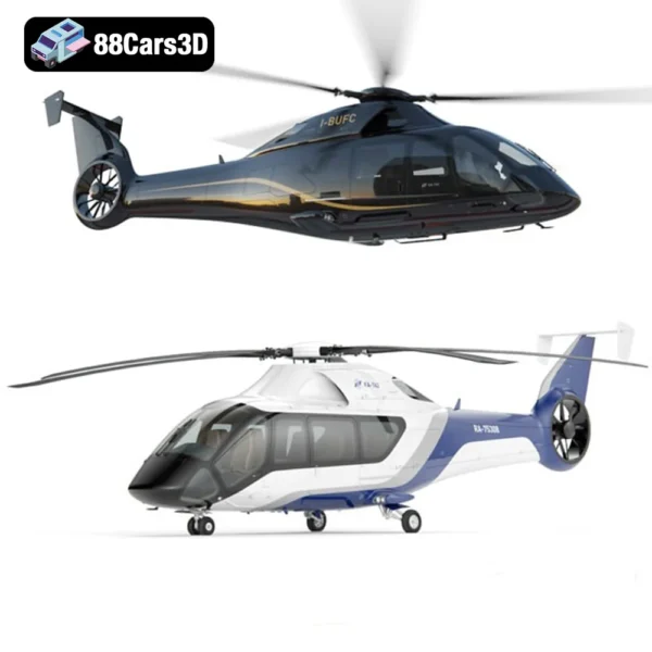 2384799.5c84e301a6046 KA-162 Helicopter 3D Model
