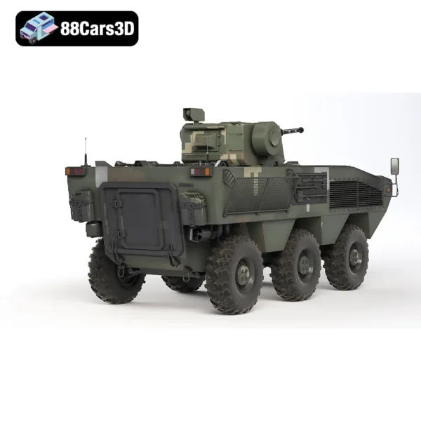 BTR Otaman 3 Armored Personnel Carrier 3D Model