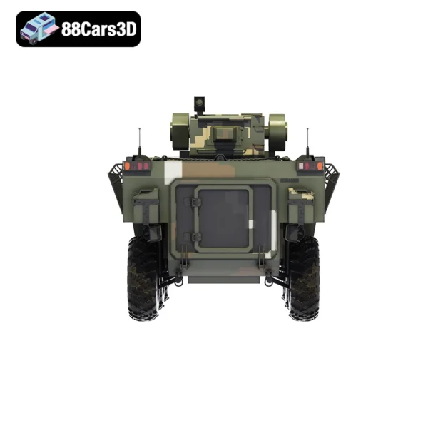 BTR Otaman 3 Armored Personnel Carrier 3D Model