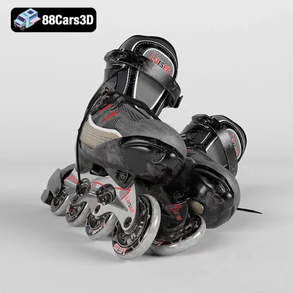 Larsen Rollerblades 3D Model