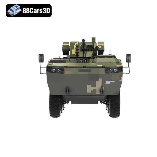 BTR Otaman 3 Armored Personnel Carrier 3D Model