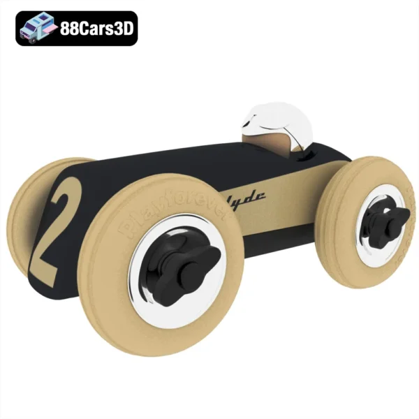 502 Clyde Midnight Toy Car by Playforever 3D Model