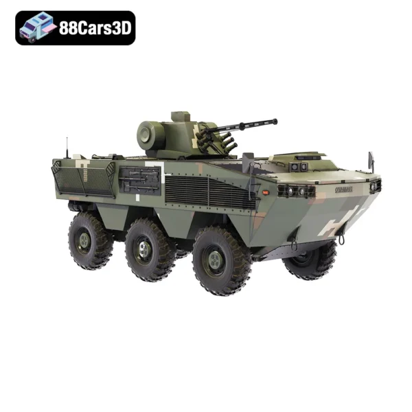 BTR Otaman 3 Armored Personnel Carrier 3D Model
