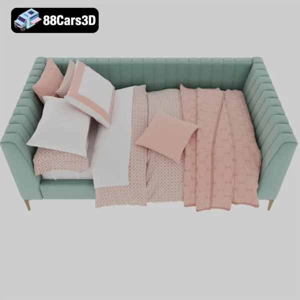 Avalon Daybed 3D Model