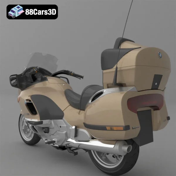 BMW K1200LT Touring Motorcycle 3D Model