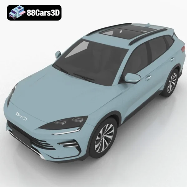 BYD Song Plus DM i Seal U 3D Model  Hybrid SUV Asset