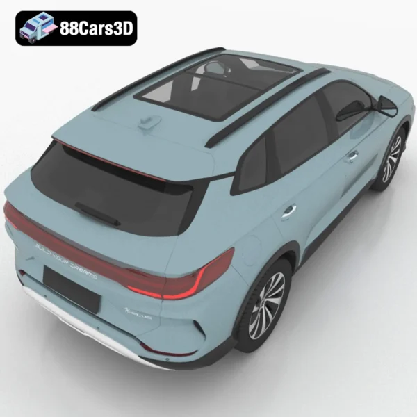 BYD Song Plus DM i Seal U 3D Model  Hybrid SUV Asset