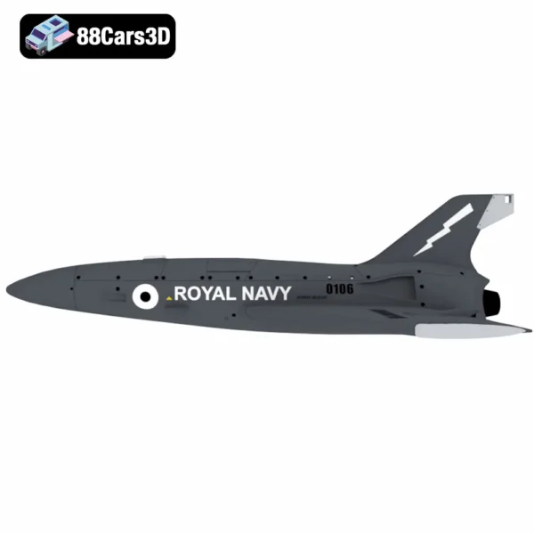 Banshee Flight Drone-002 Banshee Flight Drone 3D Model Detailed UAV for Simulation