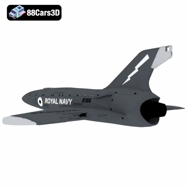 Banshee Flight Drone-003 Banshee Flight Drone 3D Model Detailed UAV for Simulation