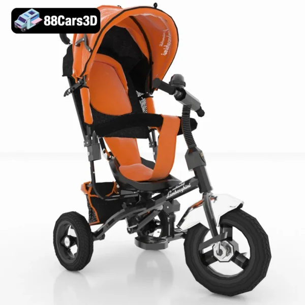 Children's Lamborghini Bicycle 3D Model
