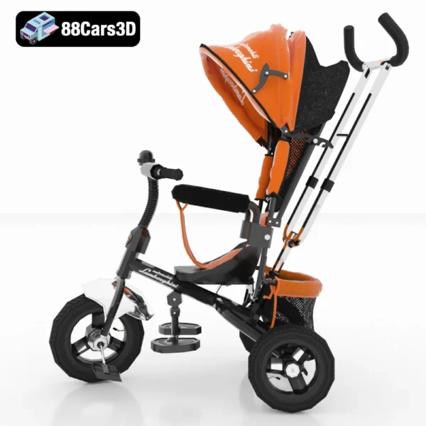 Children's Lamborghini Bicycle 3D Model