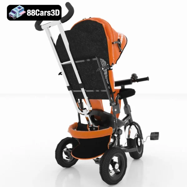 Children's Lamborghini Bicycle 3D Model