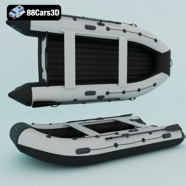 Boat PVC RiverBoats RB 330 (NDND) 3D Model