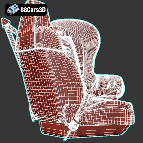 Britax_Chaire-006 Britax Car Seat 3D Model