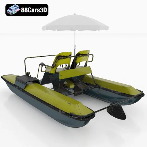 Catamaran_Amber_002 Catamaran Amber 3D Model