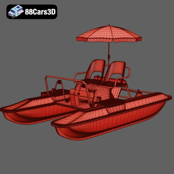 Catamaran_Amber_005 Catamaran Amber 3D Model
