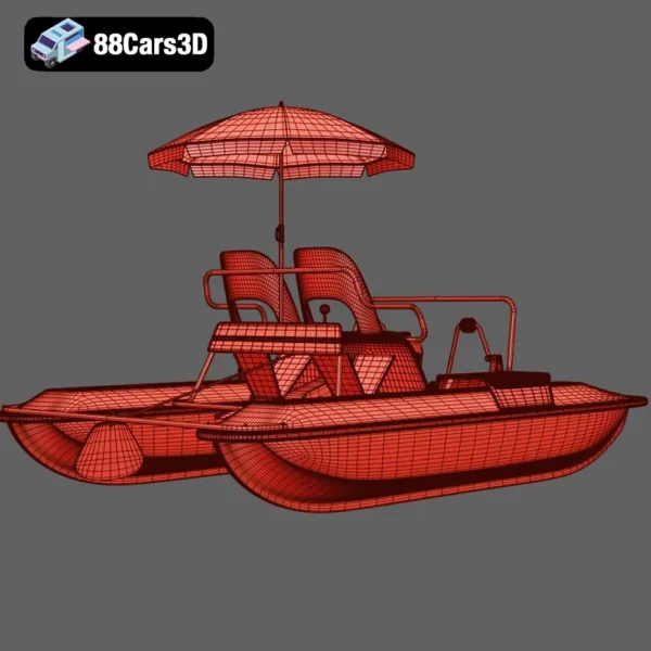 Catamaran_Amber_006 Catamaran Amber 3D Model