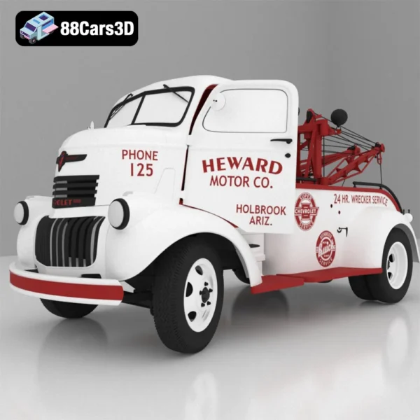 Chevrolet AK series COE Tow Truck 1941 3D Model