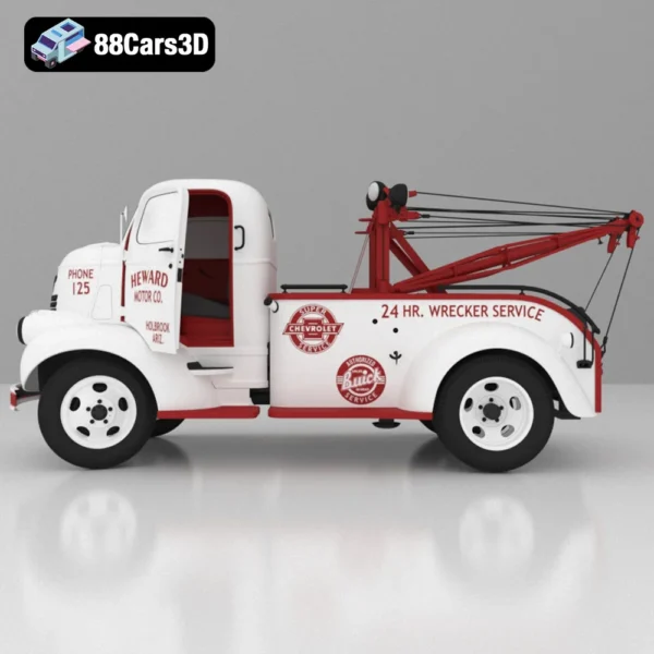 Chevrolet AK series COE Tow Truck 1941 3D Model