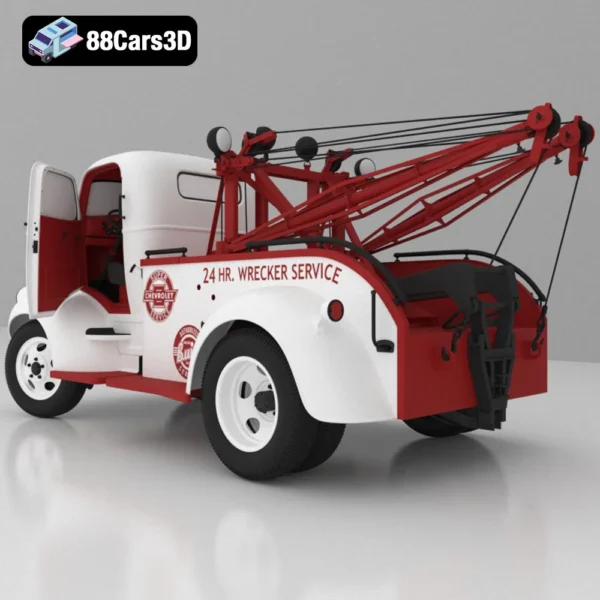 Chevrolet AK series COE Tow Truck 1941 3D Model