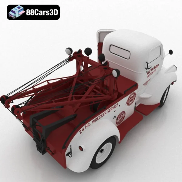 Chevrolet AK series COE Tow Truck 1941 3D Model