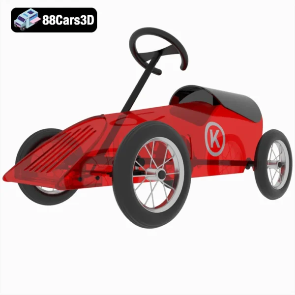Discovolante Toy Car by Kartell 3D Model