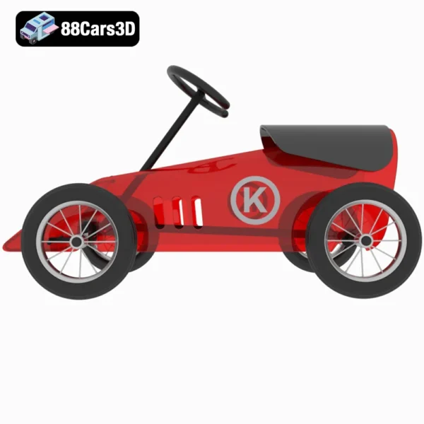 Discovolante Toy Car by Kartell 3D Model