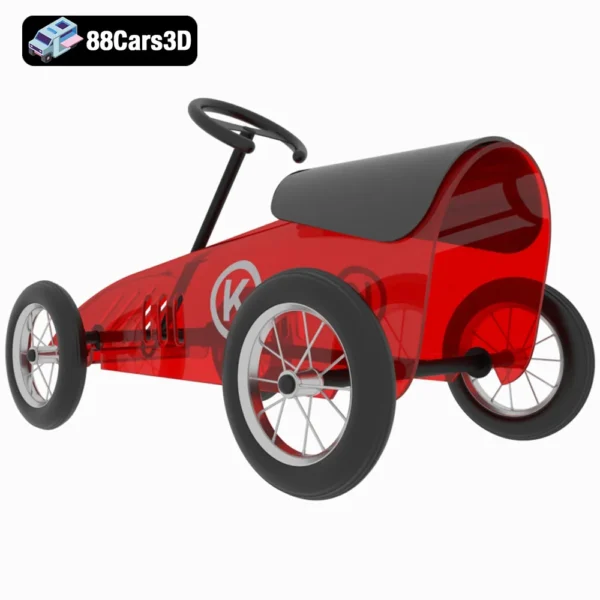 Discovolante Toy Car by Kartell 3D Model