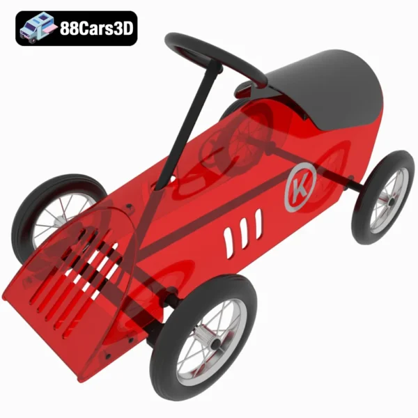 Discovolante Toy Car by Kartell 3D Model