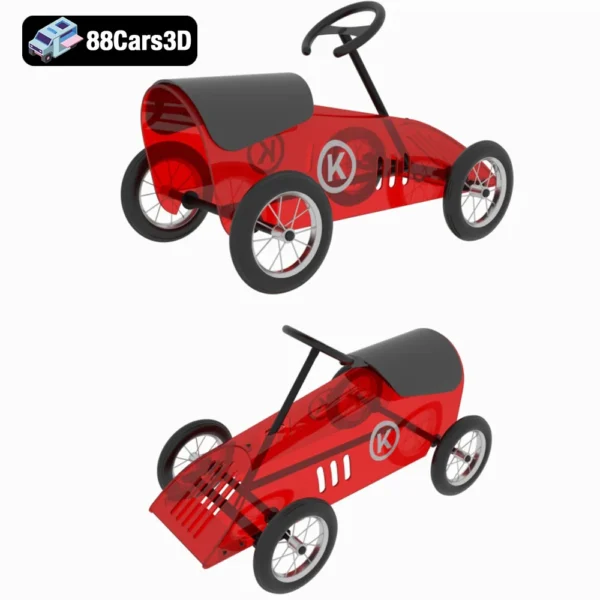 Discovolante Toy Car by Kartell 3D Model