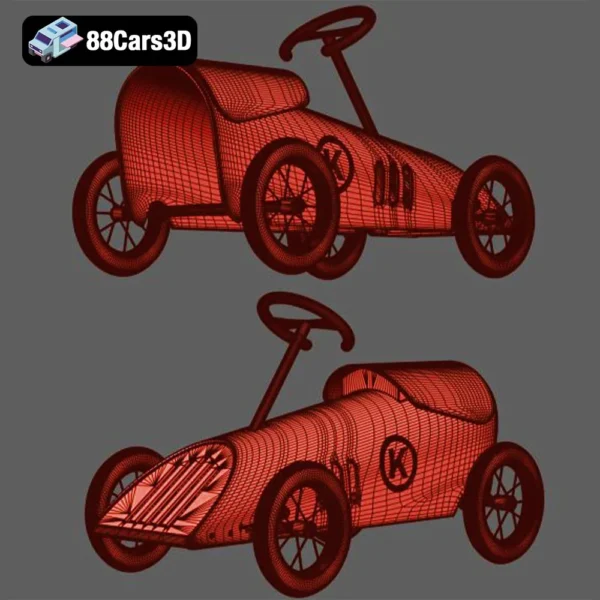Discovolante Toy Car by Kartell 3D Model