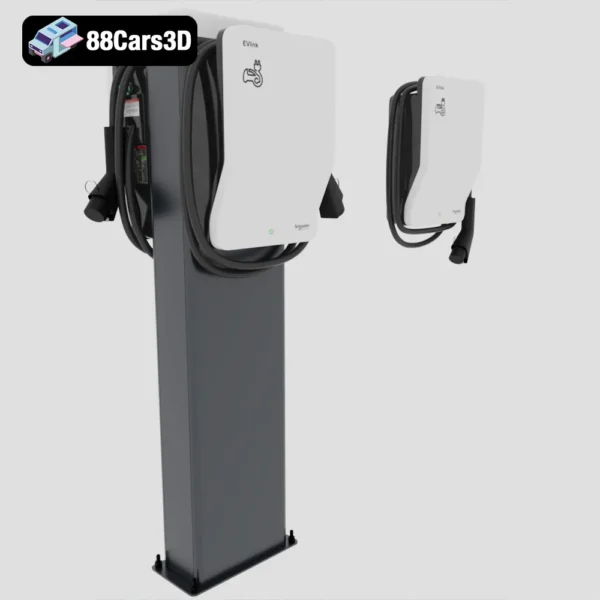 EVlink Wallbox Residential Electric Vehicle Charger 3D Model