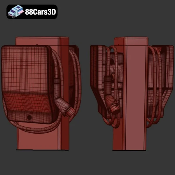 EVlink Wallbox Residential Electric Vehicle Charger 3D Model