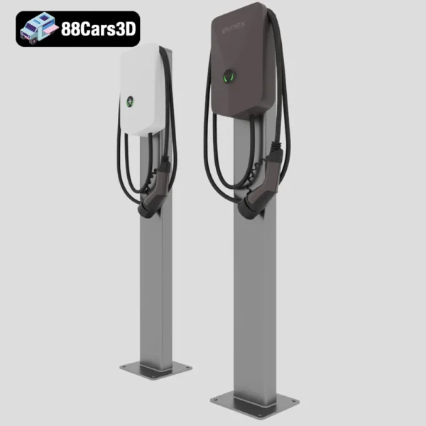 Evnex  Smart Electric Vehicle Wall Charger 3D Model