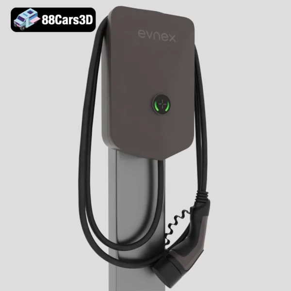 Evnex  Smart Electric Vehicle Wall Charger 3D Model