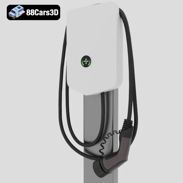 Evnex  Smart Electric Vehicle Wall Charger 3D Model