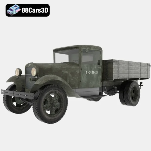 GAZ-AA Truck 3D Model
