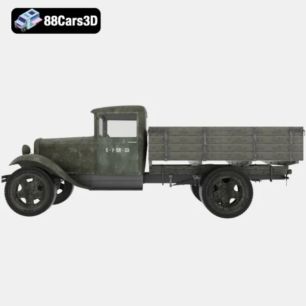 GAZ-AA Truck 3D Model