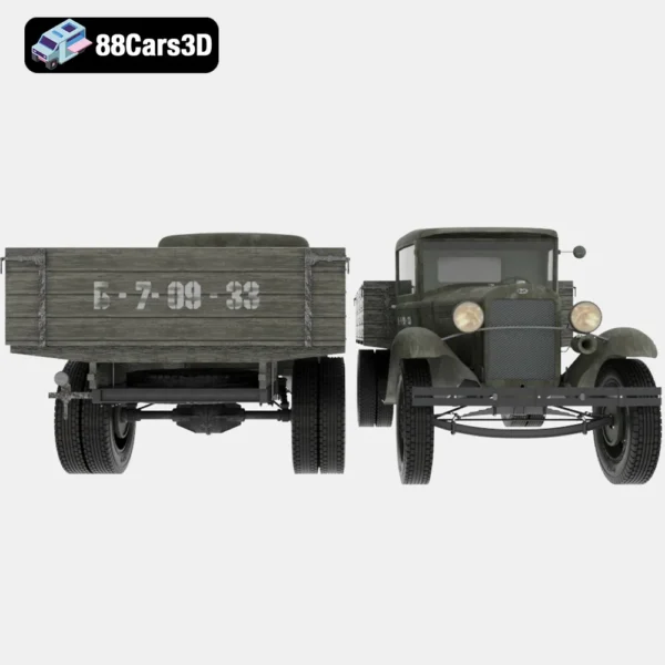 GAZ-AA Truck 3D Model