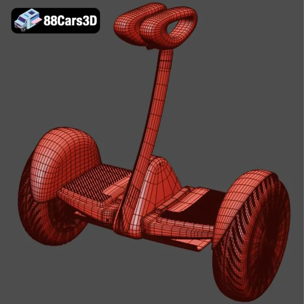 Gyro-Scooter Urban Personal Mobility 3D Model