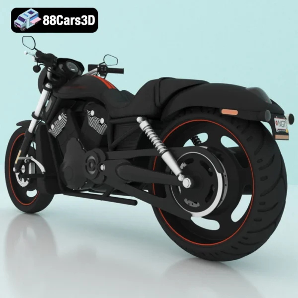Harley-Davidson Night Rod-003 Harley-Davidson Night Rod 3D Model