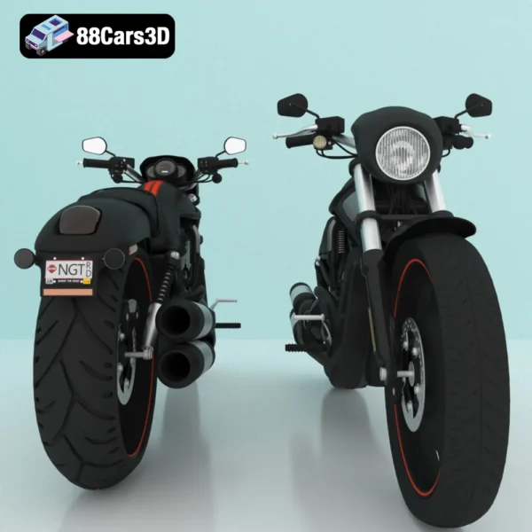 Harley-Davidson Night Rod-006 Harley-Davidson Night Rod 3D Model