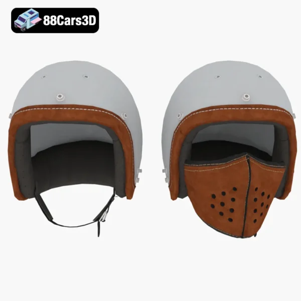 Helmet and Mask 3D Model