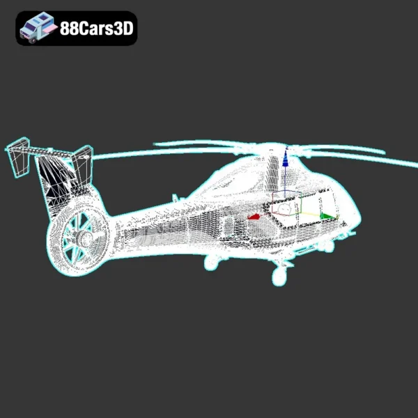 KA-162-006 KA-162 Helicopter 3D Model