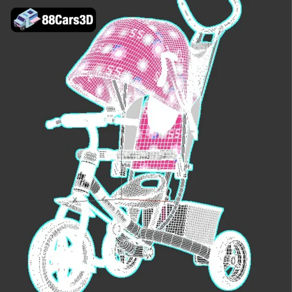 Lexus-Inspired Trike 3D Model