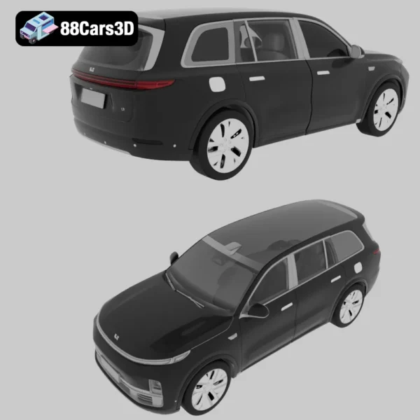 LiXiang L9 2024 3D Model  Premium SUV Model