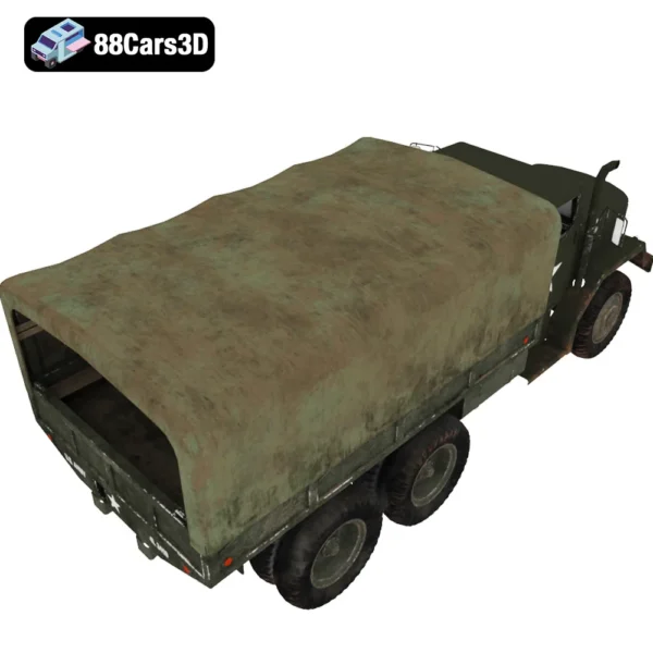 M35 Truck 3D Model Classic Military Transport Vehicle