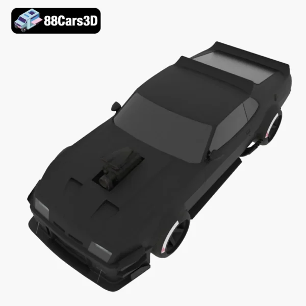 Mad Max Interceptor 3D Model Apocalyptic Muscle Car